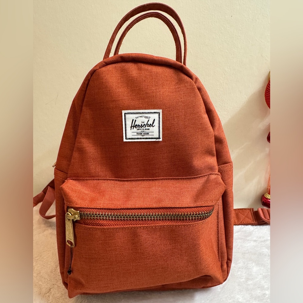 Herschel Nova Mini Backpack – Rust/Orange – Pre-Owned (Great Condition) - Picture 5 of 16